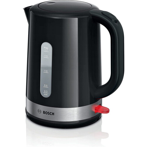 Bosch TWK6A513 - Waterkoker 1,7 l 2200 W - Draadloos Zwart Roestvrijstaal Tweedehands