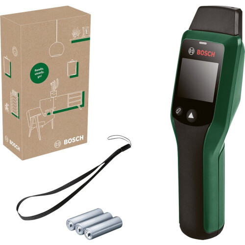 Bosch UniversalHumid - Vochtmeter - Inclusief Batterijen en Polsband - Groen
