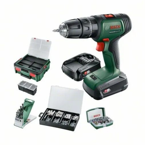 Bosch UniversalImpact 18V - Boormachine Klopboor Schroefboor - 18V 30mm hout 10mm staal 10mm beton