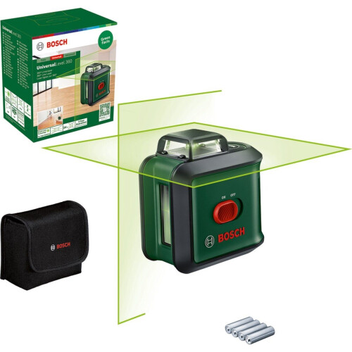 Bosch UniversalLevel 360 - 360° Kruislijnlaser - Inclusief Opbergetui en Batterijen