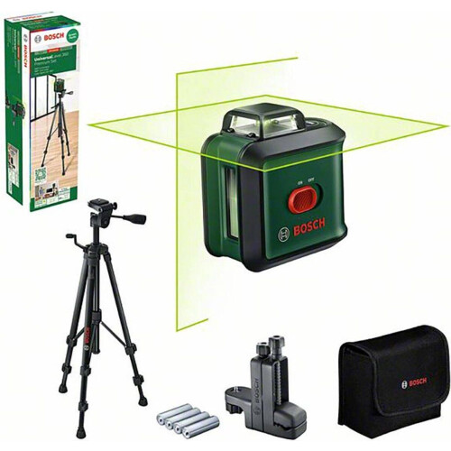 Bosch UniversalLevel 360 - Kreuzlijnenlaser - 360° zelfnivellerend - Bereik max. 12 m