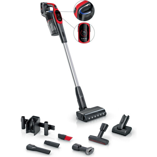 Bosch Unlimited 9 BBS931PET - Draadloze steelstofzuiger - MicroClean technologie - Rood Tweedehands