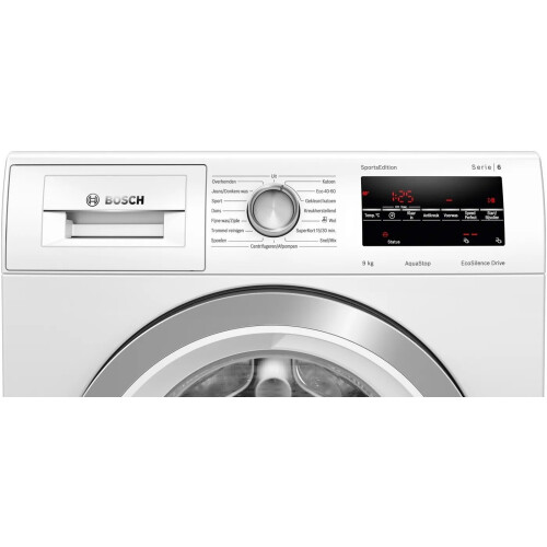 Bosch Wau28t95 - Serie 6 Wasmachine - 9 Kg - 1400 Tpm - Ecosilence Drive - Energieklasse C | Nieuw (outlet)