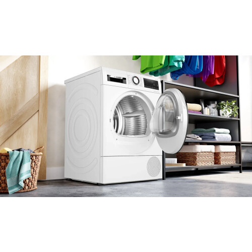 Bosch Wqg245dcfg - Warmtepompdroger - 9 Kg - Zelfreinigende Condensor - 64 Db - Energieklasse A++ | Nieuw (outlet)