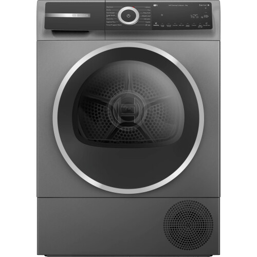 Bosch Wqh246drgb - Warmtepompdroger - 9 Kg - Selfcleaning Condenser - 60 Db - Energieklasse A+++ - Grijs | Nieuw (outlet)