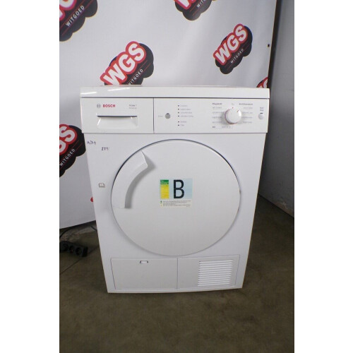 Bosch WTE84101FG - Condensdroger 6 kg - Hoogte 84.2 cm - Breedte 60 cm - Diepte 62.5 cm - Kleur Wit - Taal bedieningpaneel Duits Tweedehands