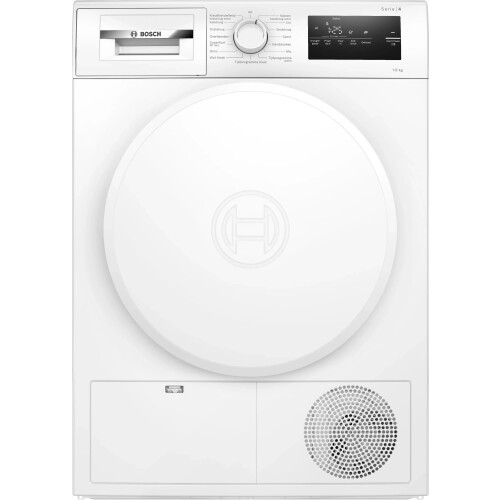 Bosch Wth8300cnl - Warmtepompdroger - 8 Kg - Autodry - 63 Db - Energieklasse E - Wit | Nieuw (outlet)