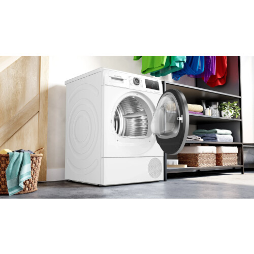 Bosch Wtu87675nl - Warmtepompdroger - 8 Kg - Autodry & Zelfreinigende Condensor - 64 Db - Energieklasse A+++ | Nieuw (outlet)