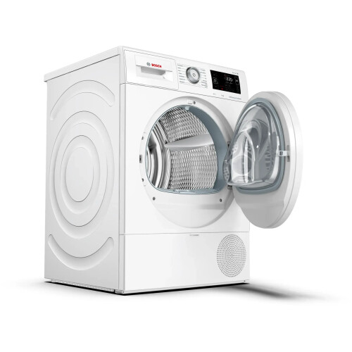 Bosch Wtu876c0nl - Warmtepompdroger - 8 Kg - Selfcleaning Condenser - 64 Db - Energieklasse A+++ - Wit | Nieuw (outlet)