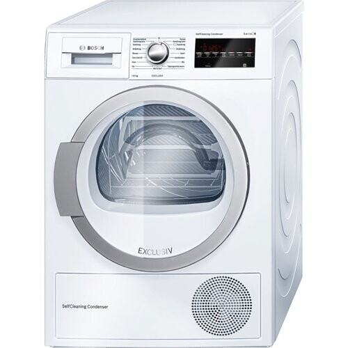 Bosch Wtw85490 - Warmtepompdroger - 8 Kg - Zelfreinigende Condensor - 65 Db - Energieklasse A++ | Tweedehands (Refurbished) Tweedehands