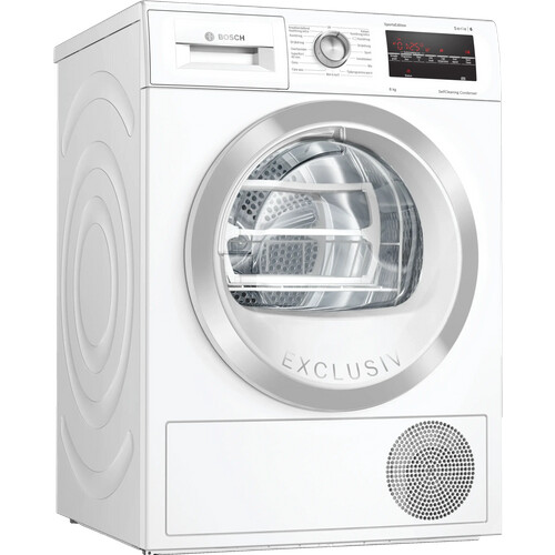 Bosch Wtw85495 - Warmtepompdroger - 8 Kg - Zelfreinigende Condensor - 64 Db - Energieklasse A++ | Tweedehands (Refurbished) Tweedehands