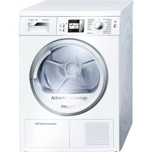 Bosch Wtw86581nl - Warmtepompdroger - 7 Kg - Selfcleaning Condensor - 65 Db - Energieklasse A+ | Tweedehands (Refurbished) Tweedehands