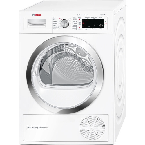 Bosch Wtw87560gb - Warmtepompdroger - 9 Kg - Selfcleaning Condenser - 64 Db - Energieklasse A++ | Nieuw (outlet)