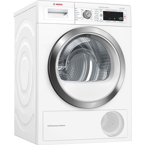 Bosch Wtw87561gb Serie 8 - Warmtepompdroger - 9 Kg - Selfcleaning Condenser - 64 Db - Energieklasse A++ | Nieuw (outlet)