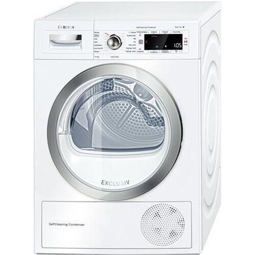 Bosch Wtw87590 - Warmtepompdroger - 9 Kg - Autodry & Zelfreinigende Condensor - 66 Db - Energieklasse A++ | Tweedehands (Refurbished) Tweedehands