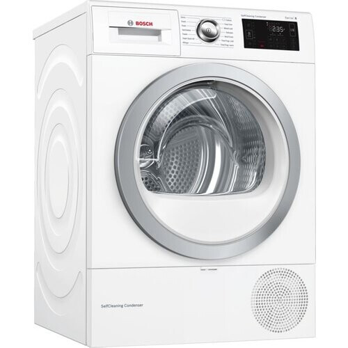 Bosch Wtwh7660gb Serie 6 - Warmtepompdroger - 9 Kg - Zelfreinigende Condensor - 64 Db - Energieklasse A++ | Tweedehands (Refurbished) Tweedehands