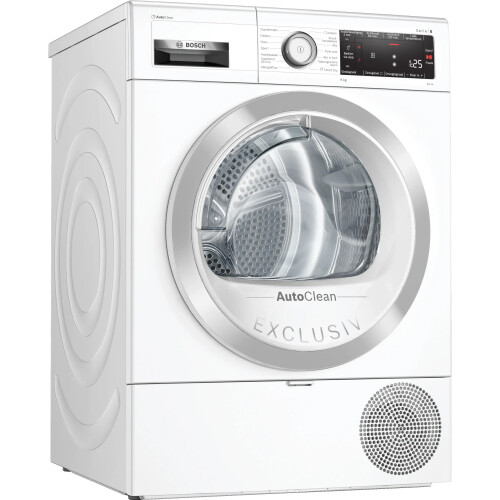 Bosch Wtxh8m90 - Warmtepompdroger - 9 Kg - Autoclean & Home Connect - 62 Db - Energieklasse A+++ | Tweedehands (Refurbished)