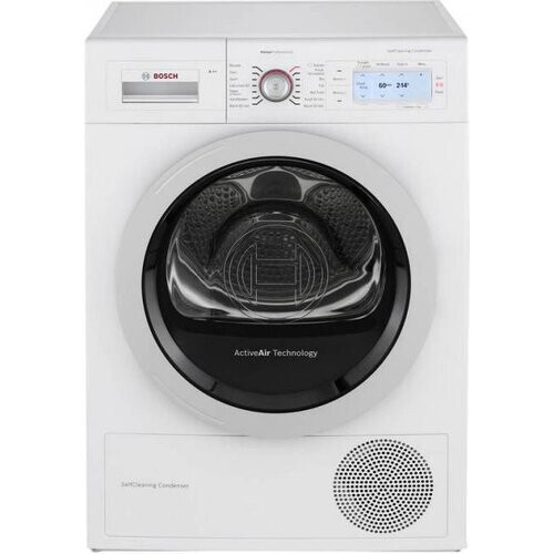 Bosch Wty87700nl - Warmtepompdroger - 8 Kg - Zelfreinigende Condensor - 64 Db - Energieklasse A++ | Tweedehands (Refurbished) Tweedehands