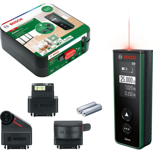 Bosch Zamo Set - Laserafstandmeter - Inclusief lint- wiel- en lijnadapter Tweedehands