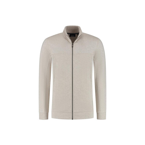 Boston Brothers Full Zip Sweat Vest - Sand - Maat L Tweedehands