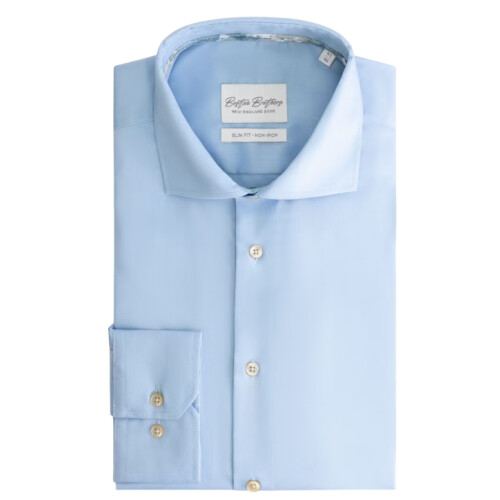 Boston Brothers Wide Spread Overhemd - maat 41 - licht blauw - heren