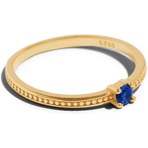Bound Studios dames vegan De Emma Ring Goud Blauw Tweedehands