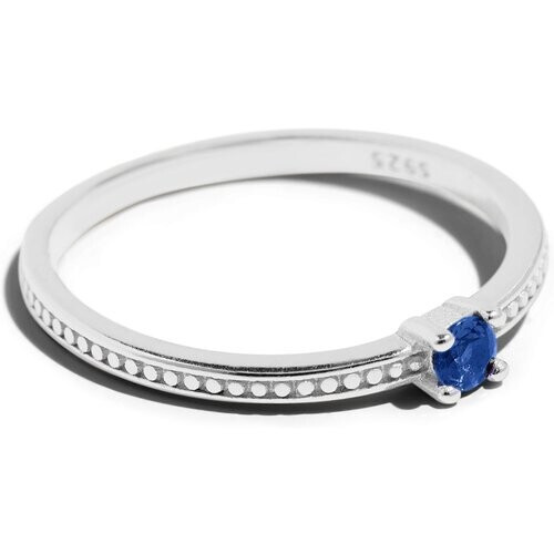 Bound Studios dames vegan De Emma Ring Zilver Blauw Tweedehands
