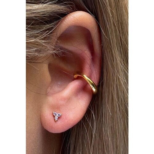 Bound Studios dames vegan De Sally Stud Massief Goud Paars Tweedehands