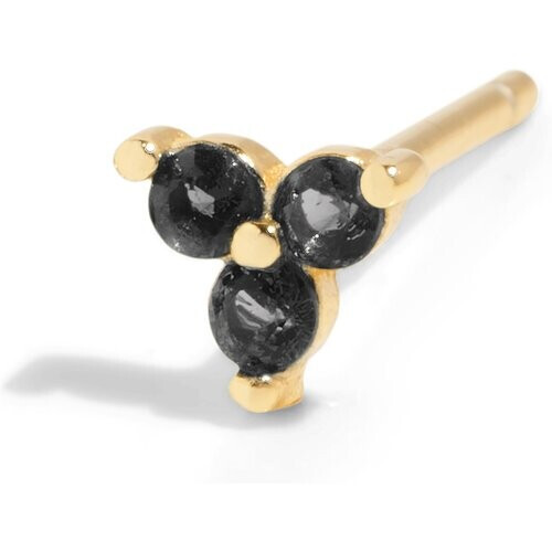 Bound Studios dames vegan De Sally Stud Massief Goud Zwart Tweedehands