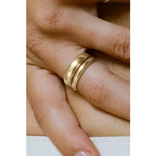 Bound Studios dames vegan Ring The Bobbie Goud Tweedehands