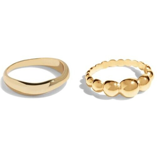 Bound Studios dames vegan The Go To Ring Set 18k Verguld Tweedehands