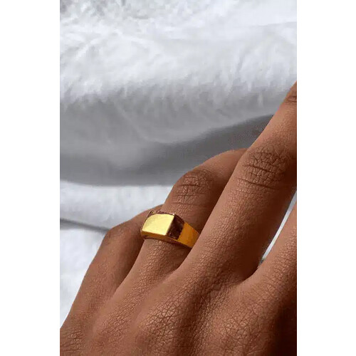 Bound Studios dames vegan Zegelring The Spencer Goud Tweedehands