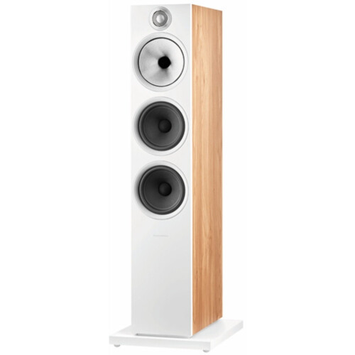 Bowers&Wilkins 603 S2 AE - Vloerstaande Luidspreker - 3-weg - Wit en Eik