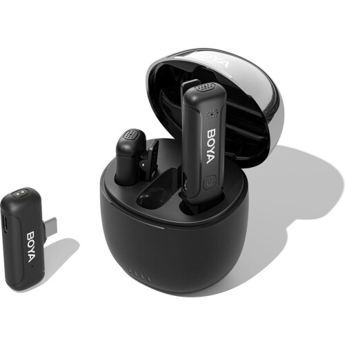 Boya BY-WM3T-U2 - Draadloos Microfoonsysteem - 2 Zenders 1 Ontvanger USB-C (2 stuks)
