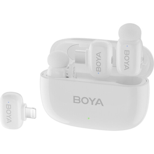Boya MINI 13 - Ultra-Mini Wireless Microphone - 2TX + 2RX - Wit