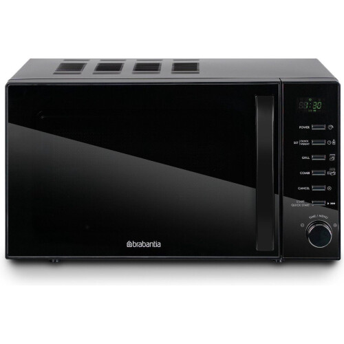 Brabantia BBEK1145DG Magnetron met Grillfunctie - Vrijstaand - 13 automatische kookprogramma's