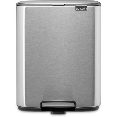 Brabantia Bo Pedaalemmer - 12 liter - Soft-close - Matt Steel Fingerprint Proof Tweedehands