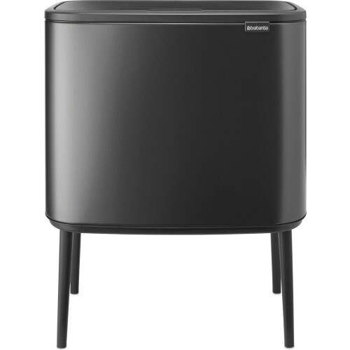 Brabantia Bo Touch Bin - Prullenbak - 36 liter - Confident Grey Tweedehands