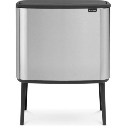 Brabantia Bo Touch Bin - Prullenbak - 36 liter - Matt Steel Fingerprint Proof Tweedehands