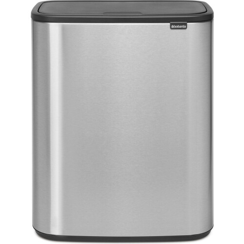 Brabantia Bo Touch Bin - Prullenbak - 60 liter - Matt Steel Fingerprint Proof Tweedehands