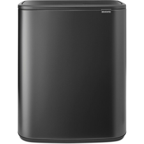 Brabantia Bo Touch Bin - Prullenbak - 60 liter - Soft-touch opening - Confident Grey Tweedehands