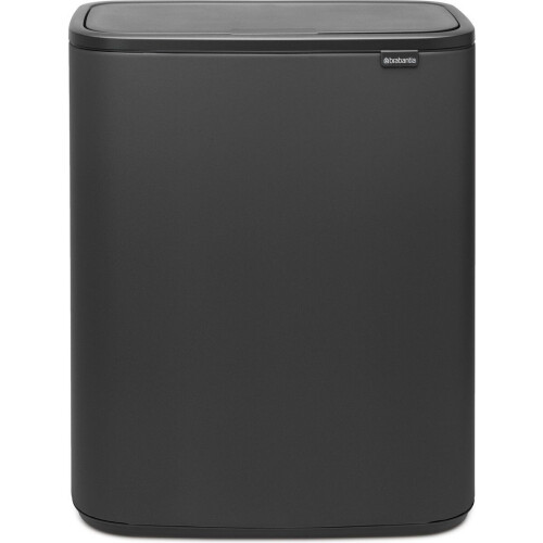 Brabantia Bo Touch Bin - Prullenbak - 60 liter - Soft-touch opening - Mineral Infinite Grey Tweedehands
