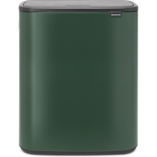 Brabantia Bo Touch Bin - Prullenbak - 60 liter - Soft-touch opening - Pine Green Tweedehands