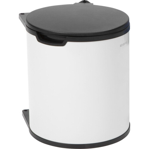 Brabantia Built-in-Bin - Prullenbak - 15 liter - Automatische deksel - Wit