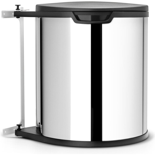 Brabantia Built-in-Bin Prullenbak - 15 liter - Automatische deksel - Brilliant Steel Tweedehands