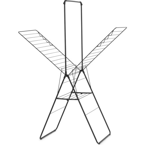 Brabantia HangOn Droogrek 25m - Inklapbaar Wasrek - 8 Haken - Matt Black Tweedehands