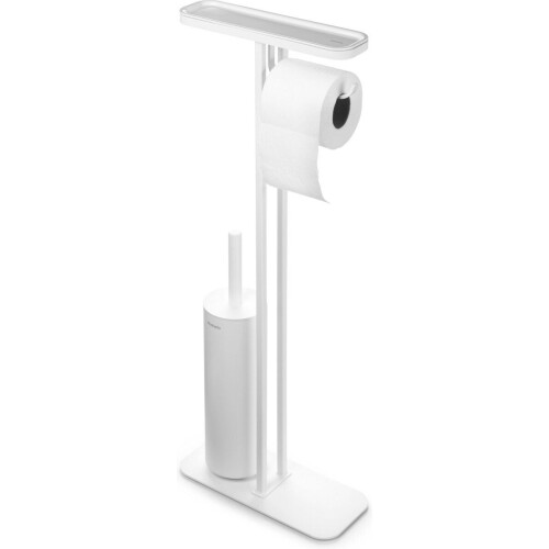 Brabantia MindSet Toiletbutler - Alles-in-één toiletaccessoire - Mineral Fresh White Tweedehands