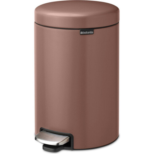 Brabantia NewIcon - Prullenbak - 12 liter - Satin Taupe