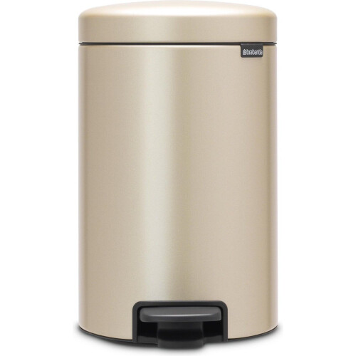 Brabantia NewIcon Prullenbak - 12 liter - Pedaalemmer - Metallic Gold