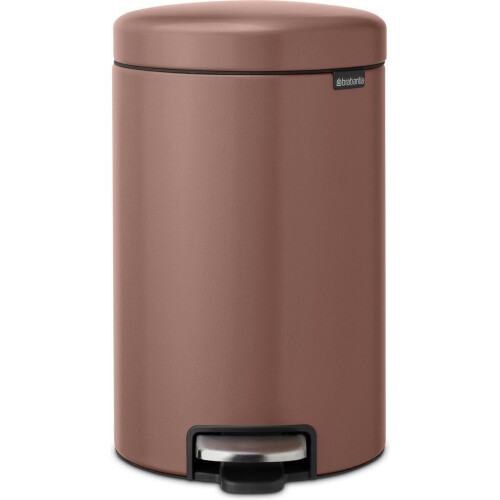 Brabantia NewIcon - Prullenbak - 12 liter - Satin Taupe